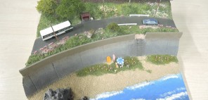 「親子鉄道模型工作教室～Nゲージのジオラマを作ります～」の写真